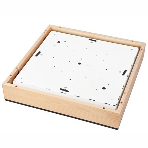 Gemütliche Deckenleuchte Pinie Glas B:48 cm E27 4-flmg