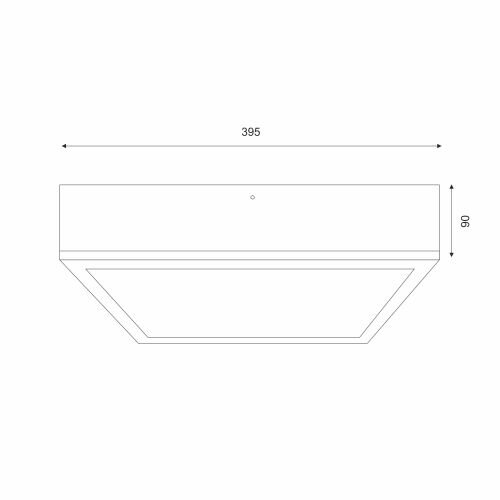 Gemütliche Deckenlampe Pinie Glas B:38,5 cm 4-flammig