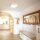 Holz Deckenlampe blendarm Glasschirm E27 B:31 cm eckig