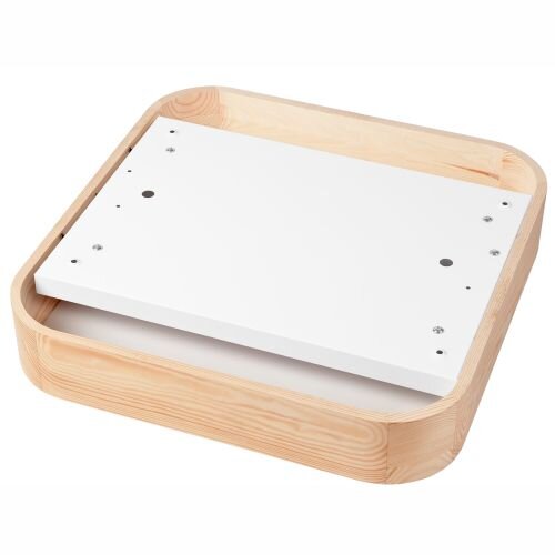 Natürliche Deckenlampe Pinie Glas B:45 cm E27 4-flmg