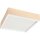 Deckenlampe Glas blendarm Holz Pinie E27 B:38,5 cm