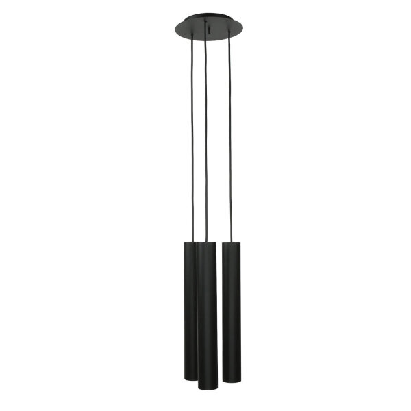 Pendelleuchte EYE Schwarz 3-flmg Wohnzimmer Lampe