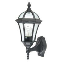 Wandlampe Außen Schwarz Aluminium wetterfest Hof