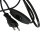 Moderne Tischlampe Stoff Grau Metall 33 cm elegant E14