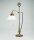 Tischlampe mit Zugschalter Messing Glas E27 blendarm