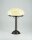 Pilzleuchte Messing Glas blendarm E27 43 cm Zugschalter