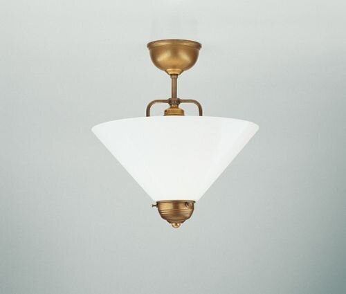 Deckenlampe Berliner Messing Glas E27 Ø30 cm elegant