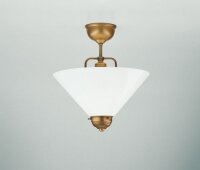 Deckenlampe Berliner Messing Glas E27 Ø30 cm elegant