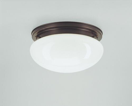 Stilvolle Deckenlampe E27 Messing Antik Glas Ø30 cm