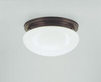 Stilvolle Deckenlampe E27 Messing Antik Glas Ø30 cm