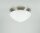 Deckenlampe Messing Glas &Oslash;30 cm E27 in Nickel