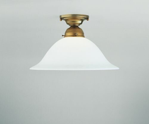 Gemütliche Deckenlampe Berliner Messing Glas Ø30 cm E27