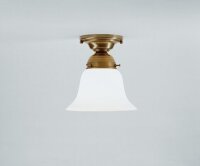 Blendarme Deckenlampe Berliner Messing Glas E27...