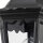 Wandleuchte Außen Glas Metall Schwarz E27 IP43 B:26 cm