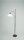 Gem&uuml;tliche Stehleuchte Antik Messing Glas E27 160 cm