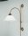 Wandlampe Messing Glas Zugschalter Steckdosenanschluss
