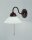 Wandlampe Antik Messing Glas Zugschalter E27 Jugendstil