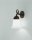Elegante Wandlampe Echt-Messing Glas E27 dekorativ