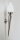 Dekorative Wandlampe Messing in Nickel Glas E27 H:65 cm