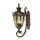 Hoflampe Antik H:64cm gro&szlig; Metall Glas IP44 E14 AMY