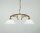 Elegante H&auml;ngeleuchte Messing Glas E27 86 cm 2-flammig