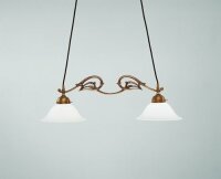 Blendarme Hängelampe Messing Glas Ornamente E27 68 cm
