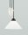 Stilvolle Hängelampe Messing Antik Glas E27 Ø30 cm rund