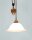 Elegante Pendelleuchte Berliner Messing Glas E27 &Oslash;30 cm