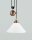 Blendarme Pendelleuchte Messing Glas E27 L:30 cm