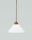 Pendelleuchte Berliner Messing Glas E27 &Oslash;30 cm rund