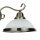 Wandleuchte ELISETT mit Glasschirm Antik