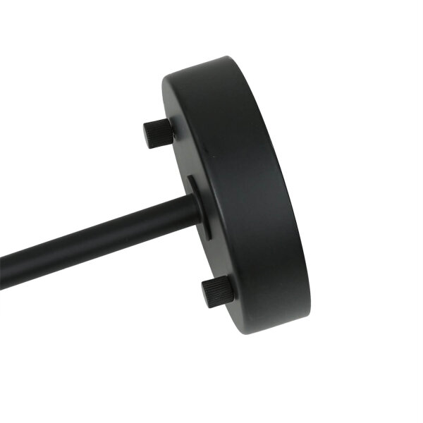 Schwarze Deckenlampe Wohnzimmer Leuchte Decke