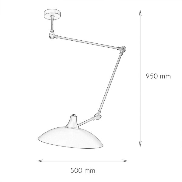 Schwarze Deckenlampe Wohnzimmer Leuchte Decke
