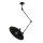 Schwarze Deckenlampe Wohnzimmer Leuchte Decke