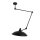 Schwarze Deckenlampe Wohnzimmer Leuchte Decke