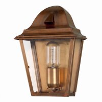 Messing Wandleuchte IP44 Vintage Terrasse Haus Hof