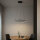 LED Hängeleuchte Metall Ring Ø 45 cm Schwarz 4000 K 600 lm