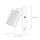Wandlampe mit Schalter Kabel GU10 verstellbar