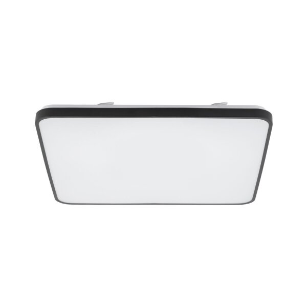 Blendarme LED Deckenlampe Schwarz Metall 3000 K B:63,5