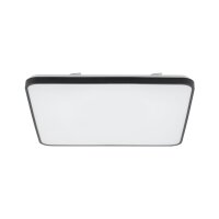 Blendarme LED Deckenlampe Schwarz Metall 3000 K B:63,5