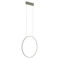 LED Hängelampe Aluminium Ring Seidenolive 21 W 660 lm