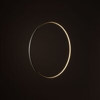 LED Hängelampe Aluminium Ring Seidenolive 21 W 660 lm