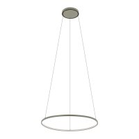 LED Hängelampe Aluminium Ring Seidenolive Ø60...