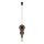 Dekorative Pendelleuchte Holz Metall Ø16 cm rund E27