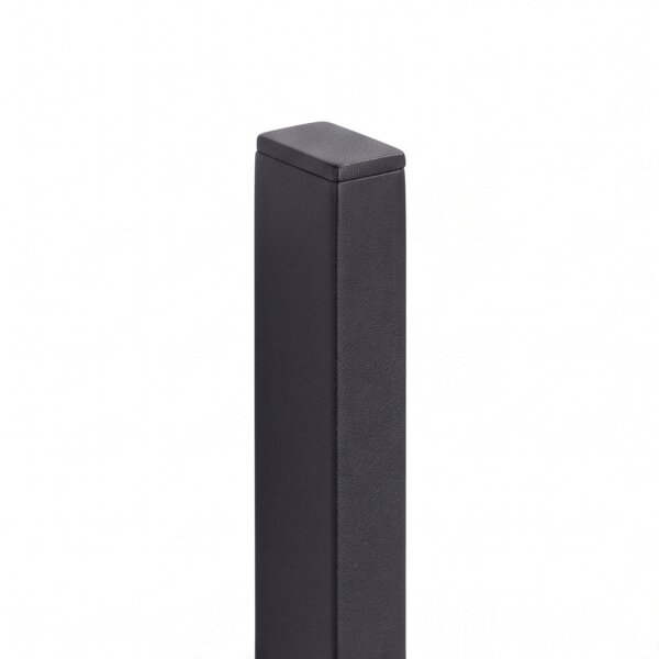 LED Wandlampe Schwarz Aluminium GU10 H:80 cm indirekt