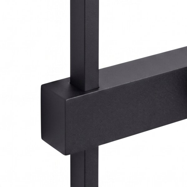 LED Wandlampe Schwarz Aluminium GU10 H:80 cm indirekt