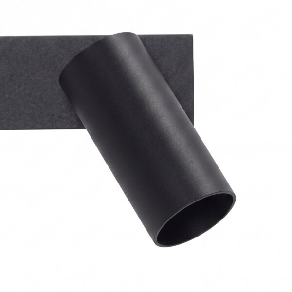 LED Wandlampe Schwarz Aluminium GU10 H:80 cm indirekt
