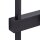 LED Wandlampe Schwarz Aluminium GU10 H:80 cm indirekt
