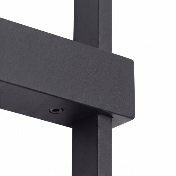 LED Wandleuchte Schwarz Aluminium GU10 H:80 cm indirekt