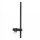 LED Wandleuchte Schwarz Aluminium GU10 H:80 cm indirekt